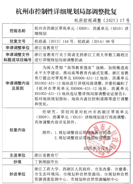 “教工路振兴计划”进行时：整校区控规调整批复，开启卓越大学建设新征程